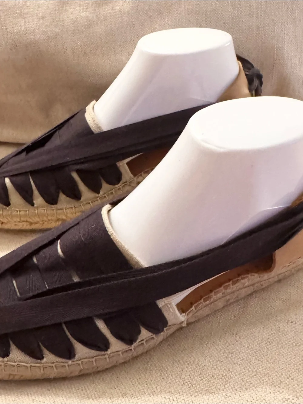 Naguisa Soc Ribbon Espadrille in Navy EU 41 US 8.5 Made in Spain